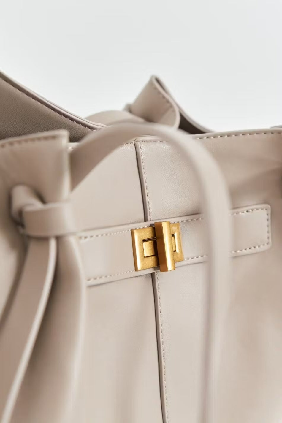 Gina Tricot | Long strap pu bag Beige