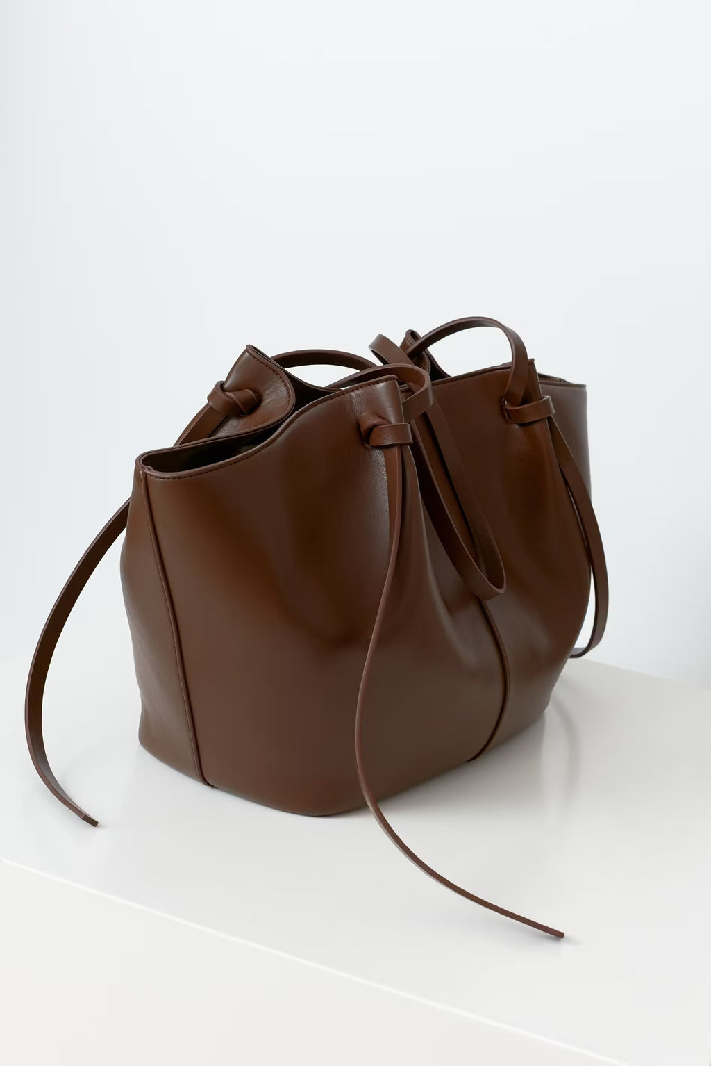 Gina Tricot | Long strap pu bag Dark Brown