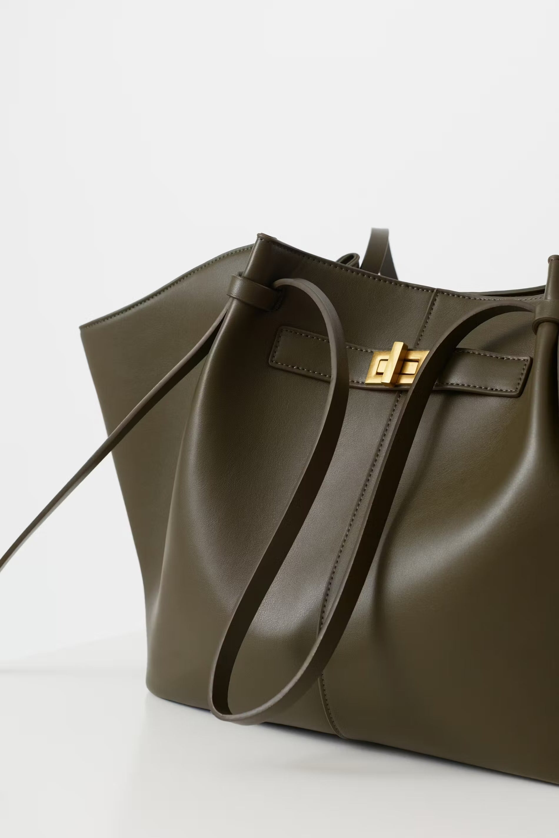Gina Tricot | Long strap pu bag Deep Taupe